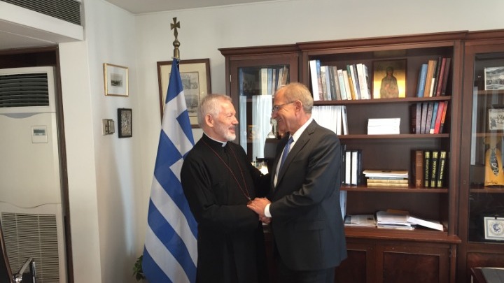 Συνάντηση Α. Διαματάρη με τον αρχιεπίσκοπο Καναδά