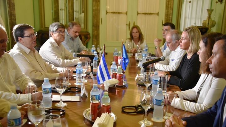 Κοινή συνεδρίαση Κούβας- ΕΕ στην Αβάνα με τη συμμετοχή της Φ. Μογκερίνι