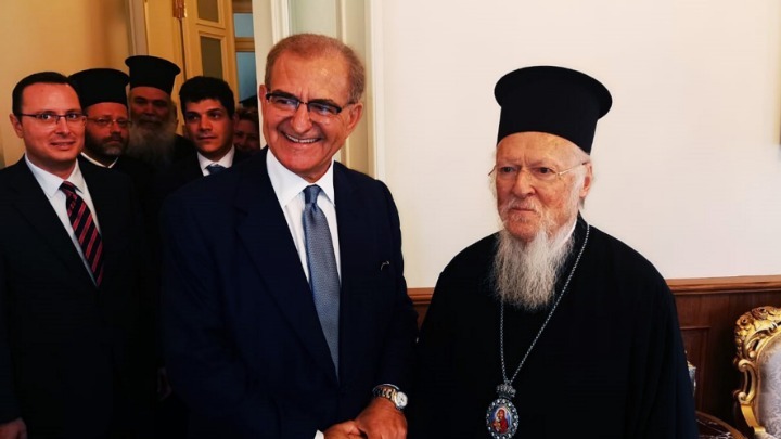 Ο υφ. Εξωτερικών, Αν. Διαματάρης, στο Πατριαρχείο