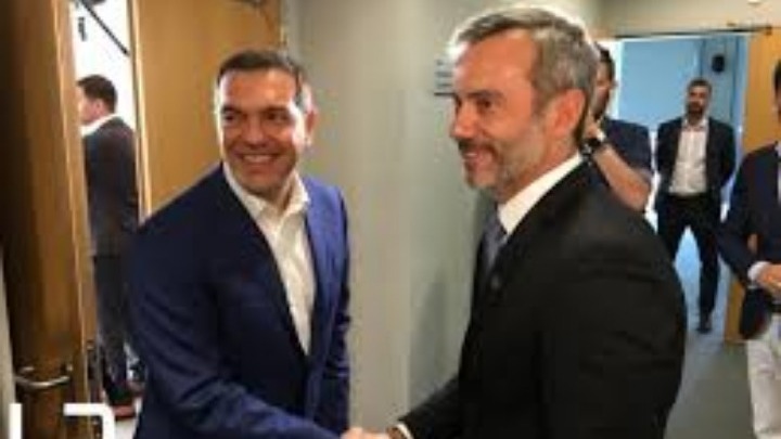 Συνάντηση του Αλ. Τσίπρα με τον δήμαρχο Κ. Ζέρβα