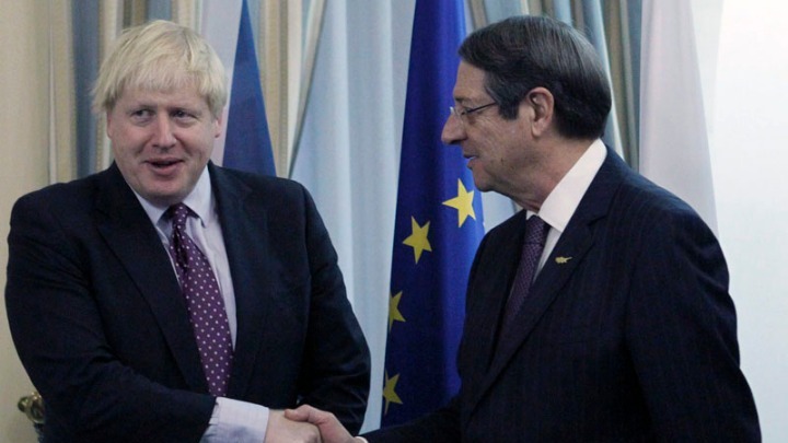 Τηλεφωνική επικοινωνία Αναστασιάδη -Τζόνσον για Brexit, ΑΟΖ και Κυπριακό