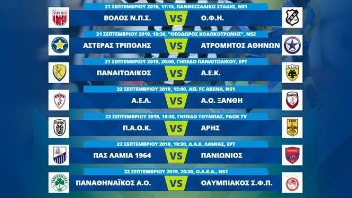 Τρία ματς στην αυλαία της αγωνιστικής των ντέρμπι