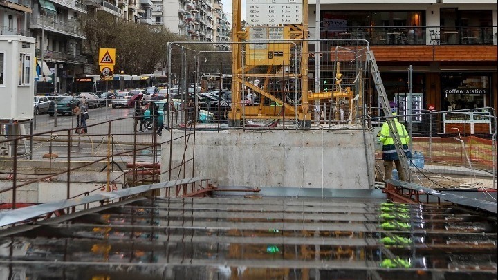 Επίσκεψη διοίκησης Αττικό Μετρό ΑΕ στα εργοτάξια του έργου