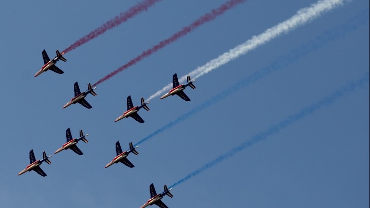 Η «Patrouille de France», το γαλλικό ακροβατικό σμήνος, σε ένα μοναδικό υπερθέαμα στο Athens Flying Week