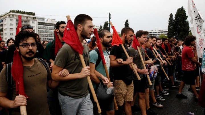 Απεργιακή συγκέντρωση ΠΑΜΕ