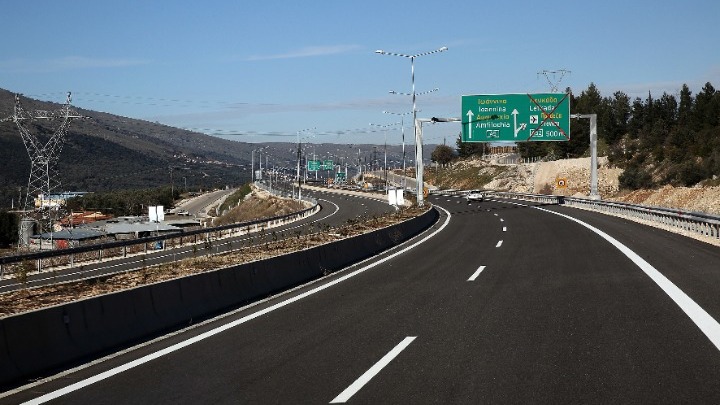 Κυκλοφοριακές ρυθμίσεις στην Ιονία Οδό στο ύψος της Αμφιλοχίας