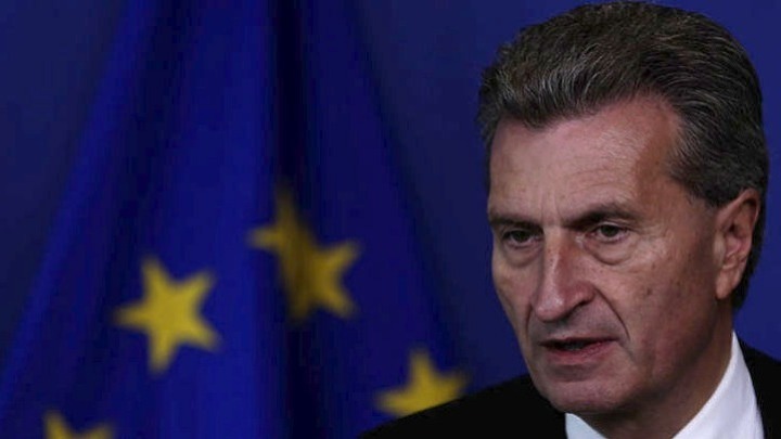 Γκίντερ Έτινγκερ στο ΑΠΕ-ΜΠΕ: «Μπορεί κανείς να επενδύσει στην Ελλάδα, η κυβέρνηση είναι αξιόπιστη»