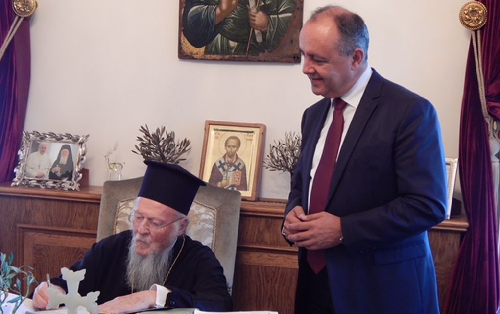 Κατ΄ιδίαν συνάντηση με τον Οικουμενικό Πατριάρχη θα έχει ο Θ. Καράογλου στο Φανάρι