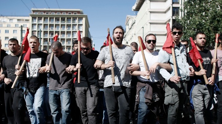 Ολοκληρώθηκε η φοιτητική πορεία στο κέντρο της Αθήνας