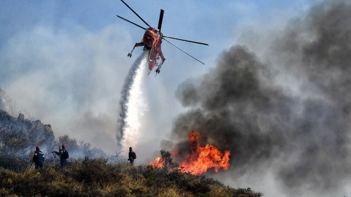 Σε εξέλιξη επιχείρηση κατάσβεσης πυρκαγιάς σε δασική έκταση στα Άβδηρα Ξάνθης