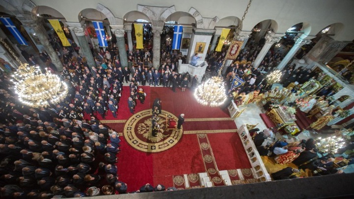 Στον ιερό ναό Αγίου Δημητρίου ο Πρόεδρος της Δημοκρατίας και ο πρωθυπουργός