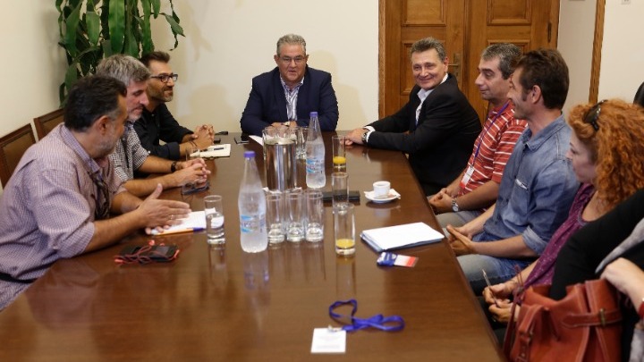 Συνάντηση Κουτσούμπα με το ΔΣ του Συλλόγου Εργαζομένων του ΚΕΘΕΑ