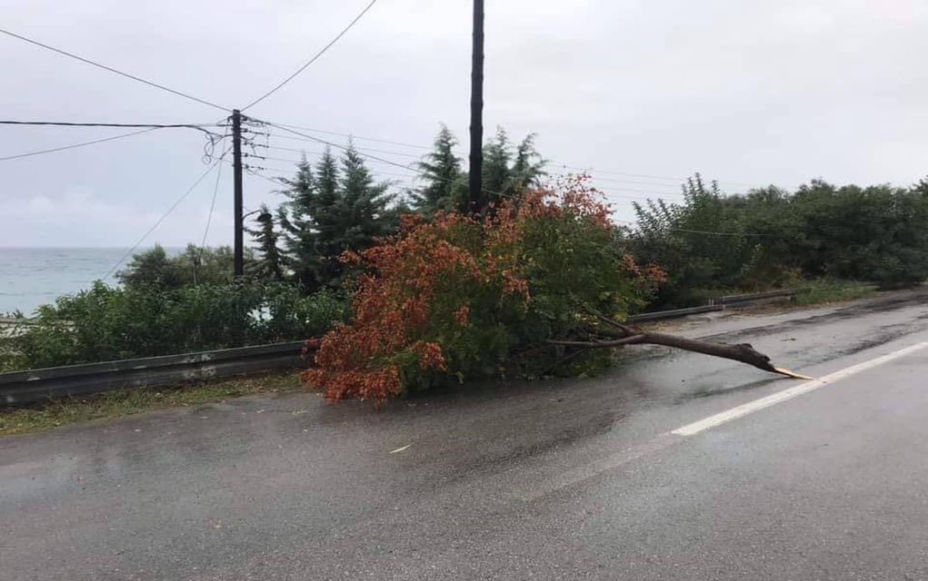 Προβλήματα στη Χαλκιδική από την κακοκαιρία