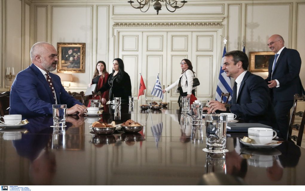 Θετικό το κλίμα στη συνάντηση Μητσοτάκη – Ράμα