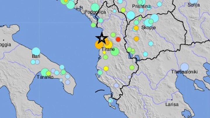 Ισχυρός σεισμός 6,4 βαθμών στην Αλβανία – Πληροφορίες για πέντε νεκρούς