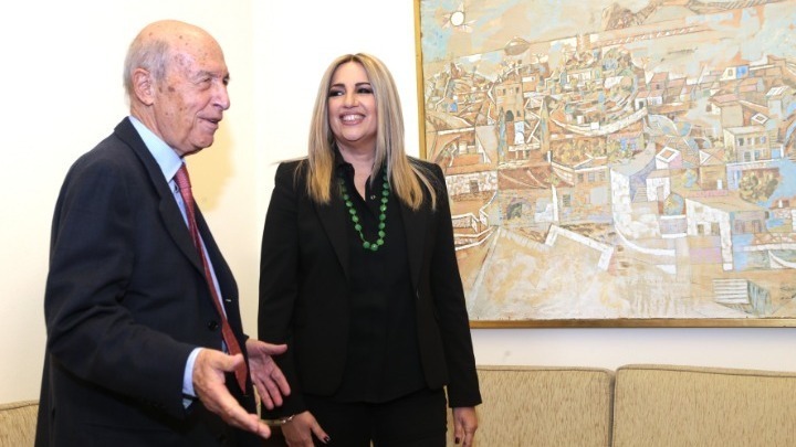 Με τον Κώστα Σημίτη συναντήθηκε η Φώφη Γεννηματά