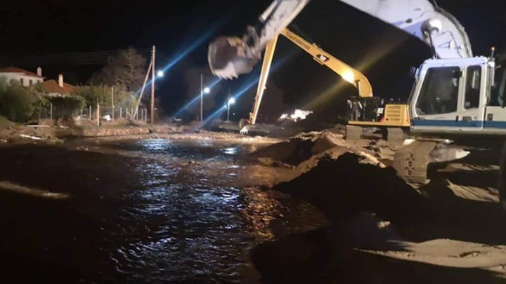 Νέα προβλήματα από την κακοκαιρία σε Χαλκιδική και Θάσο
