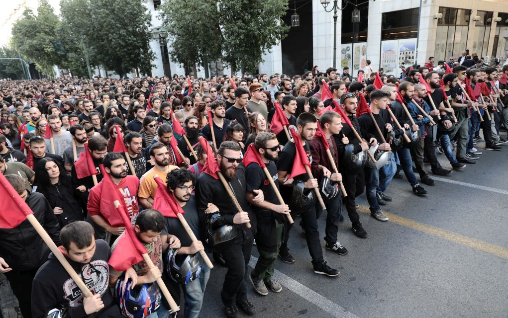 Νέο φοιτητικό συλλαλητήριο στα Προπύλαια – Σε εξέλιξη πορεία
