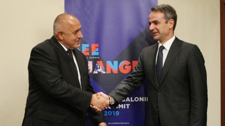 Συνάντηση  Κ. Μητσοτάκη με τον Μπ.  Μπορίσοφ