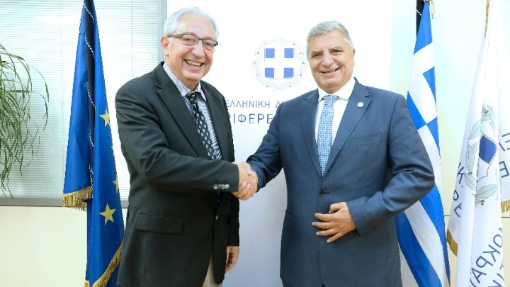 Συνάντηση του Γ. Πατούλη, με τον δήμαρχο Αμαρουσίου, Θ. Αμπατζόγλου