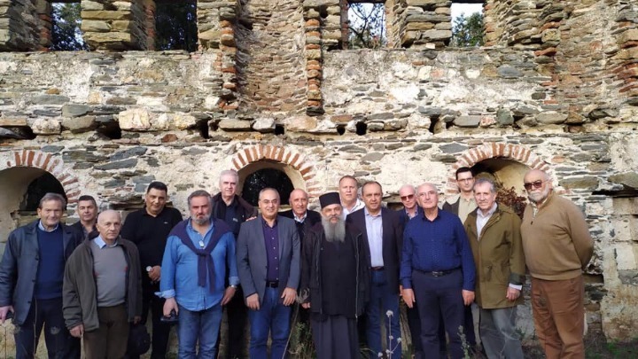 Τις εργασίες αναστήλωσης σε Μονές του Αγ. Όρους επιθεώρησε ο ΥΜΑΘ και πρόεδρος του ΚΕΔΑΚ, Θ.Καράογλου