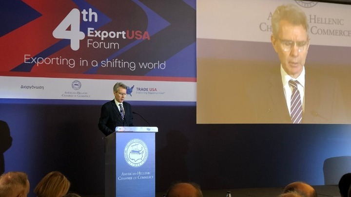 Τζ. Πάιατ: Περιφερειακός κόμβος η Ελλάδα για την καινοτομία, την ενέργεια και το εμπόριο