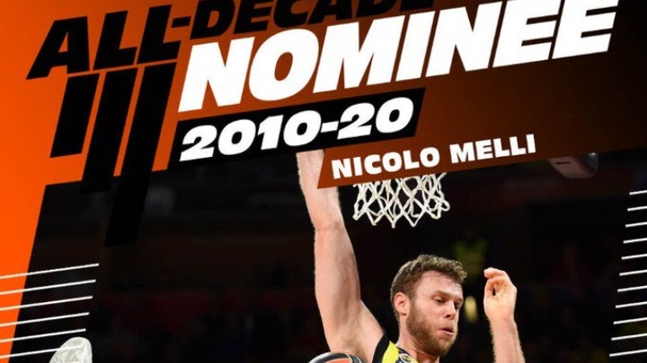 Ο Νικολό Μέλι 34ος υποψήφιος All Decade Team