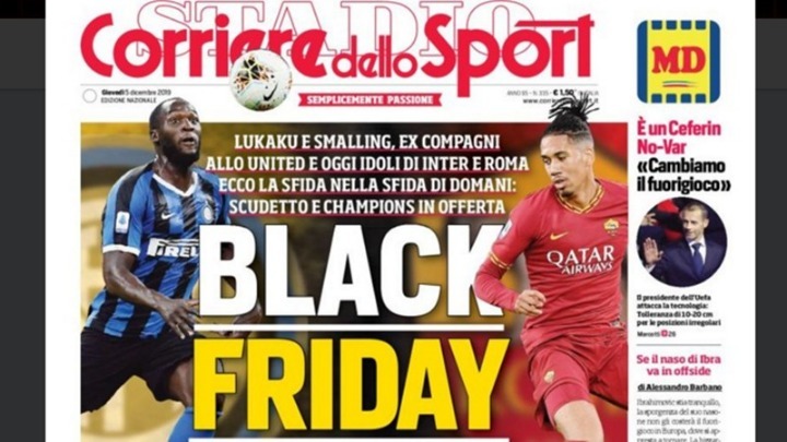 «Πυρά» κατά της Corriere dello Sport για το πρωτοσέλιδο περί «Μαύρης Παρασκευής» (pic)