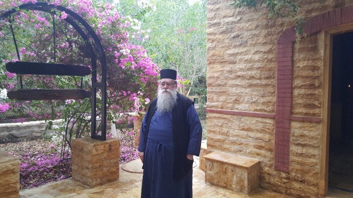 Στην όαση της Μονής Αγίου Ιωάννη του Προδρόμου στην Ιορδανία