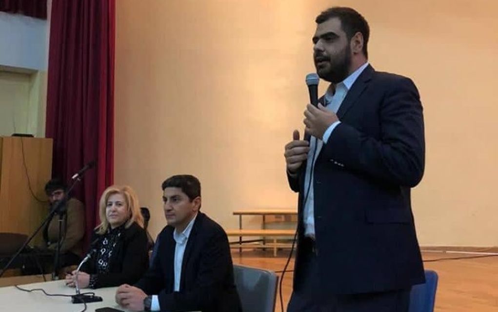 Επίσκεψη της ΟΝΝΕΔ και του Λ. Αυγενάκη στο 4ο Γυμνάσιο Χαλανδρίου