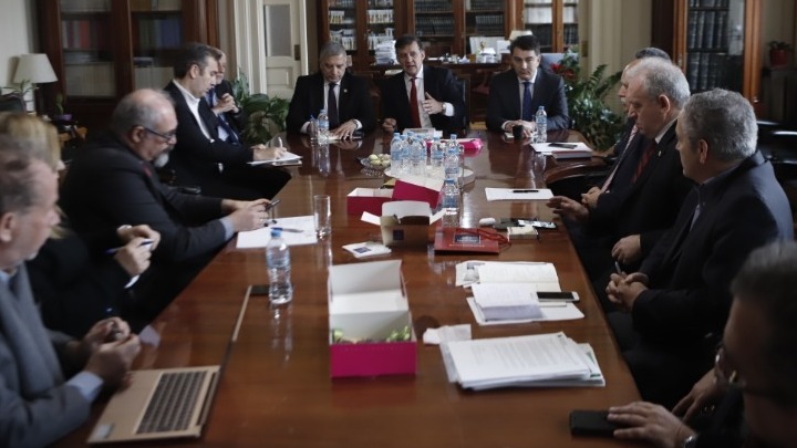 Συνάντηση του Γ. Πατούλη, με τον πρύτανη Α. Δημόπουλο, αντιπρυτάνεις και καθηγητές του ΕΚΠΑ