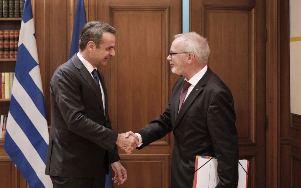 Μητσοτάκης σε Hoyer: “Έχουμε πολύ φιλόδοξα σχέδια”