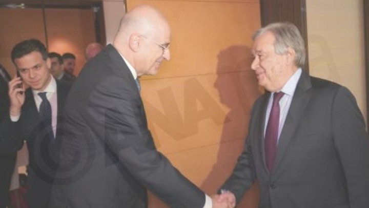 Ν. Δένδιας σε Αντ. Γκουτέρες: Η Ελλάδα έχει και ρόλο και λόγο ως προς την κατάσταση στη Λιβύη