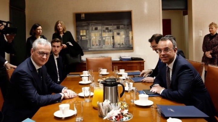 Συνάντηση Χρ. Σταϊκούρα- Μπρούνο Λε Μερ: Πρωτοβουλίες για αντιμετώπιση των επιπτώσεων του κοροναϊού