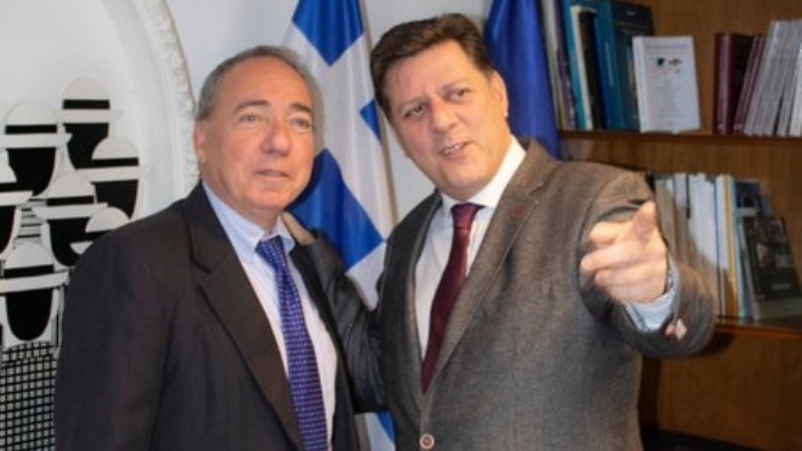 Συνάντηση Μ. Βαρβιτσιώτη με το γγ ΥΠΕΞ του Ισραήλ