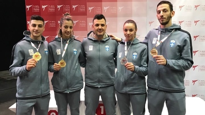ΤΑΕΚΒΟΝΤΟ: Τρία χρυσά και ένα ασημένιο η προολυμπιακή ομάδα