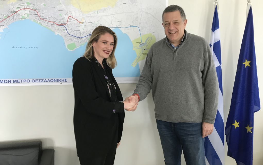 Συνάντηση Ευθυμίου με τον πρόεδρο της Αττικό Μετρό