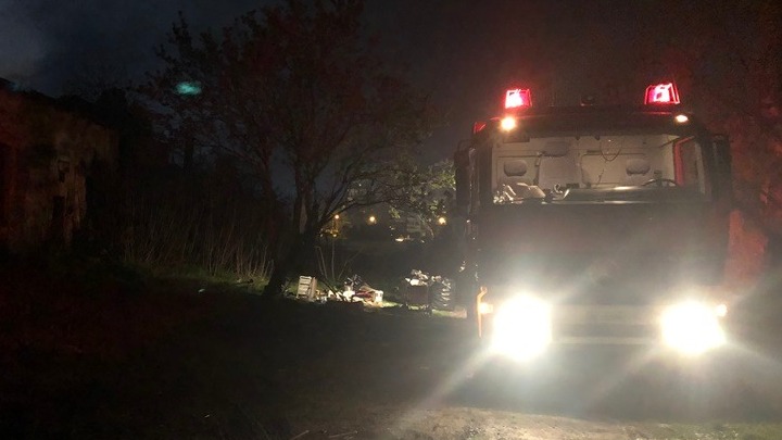 Πυρκαγιά στο πρώην στρατόπεδο Κόδρα, στη Θεσσαλονίκη