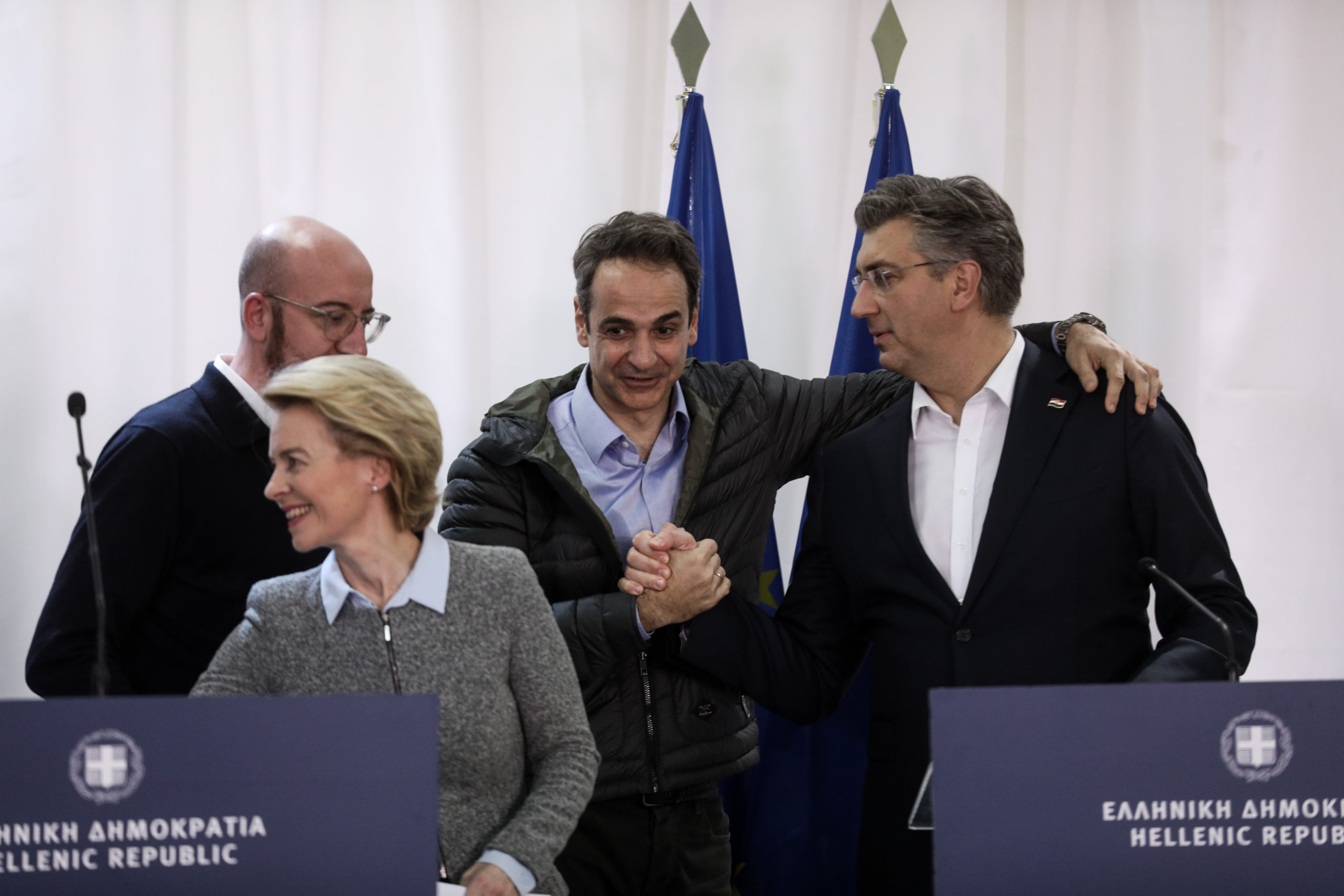 Κοινές Δηλώσεις Πρωθυπουργού και Ευρωπαίων Αξιωματούχων στον Έβρο