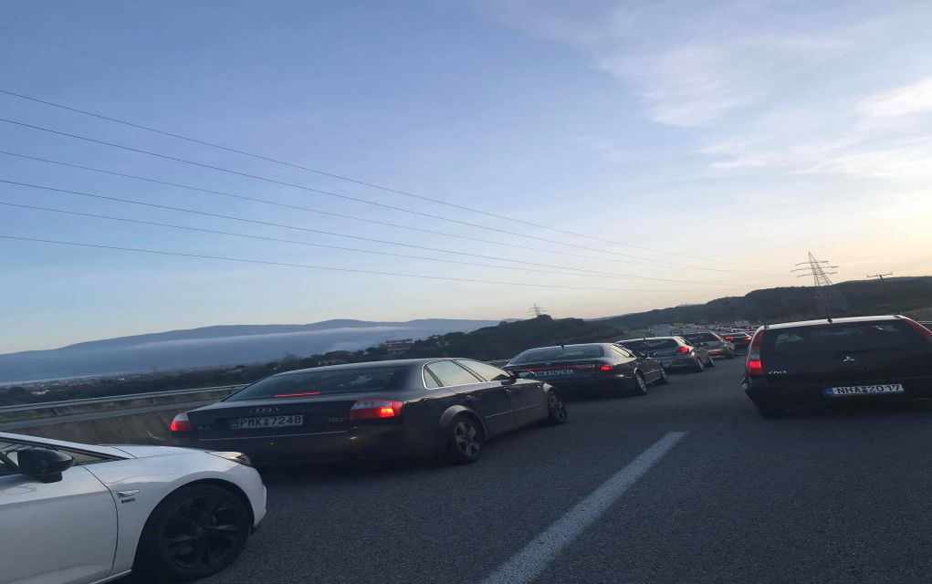Ουρά στα διόδια της Ασπροβάλτας