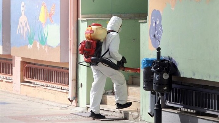 Απολύμανση σήμερα και αύριο Τρίτη σε όλα τα σχολεία του Δήμου Δέλτα