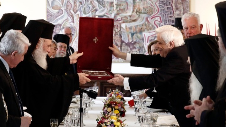 Ευχαριστίες Ιερωνύμου προς ΠτΔ για την παράθεση γεύματος στο Προεδρικό Μέγαρο