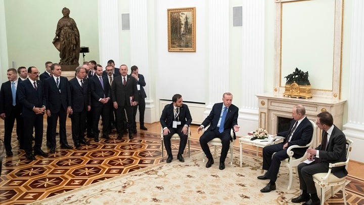 Ολοκληρώθηκε η πολύωρη συνάντηση Πούτιν-Ερντογάν για το Ιντλίμπ