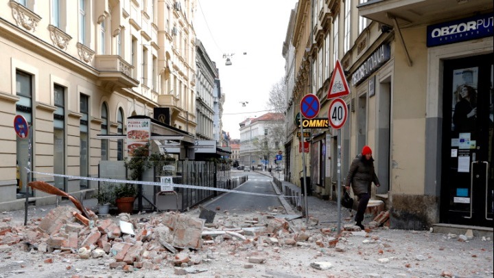 Περισσότεροι από εβδομήντα μετασεισμοί στο Ζάγκρεμπ-Ομαλή η μετασεισμική ακολουθία, λένε οι σεισμολόγοι
