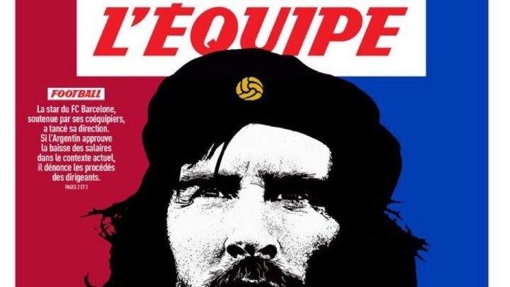 Πρωτοσέλιδο L’ Equipe: «Μέσι ο Τσε της Μπάρτσα»