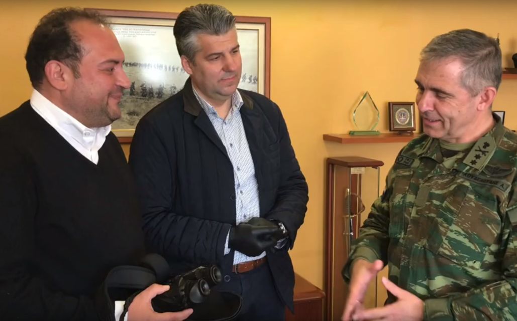 Δύο θερμικές κάμερες στο στρατό παρέδωσε το ΕΕΘ (vd)