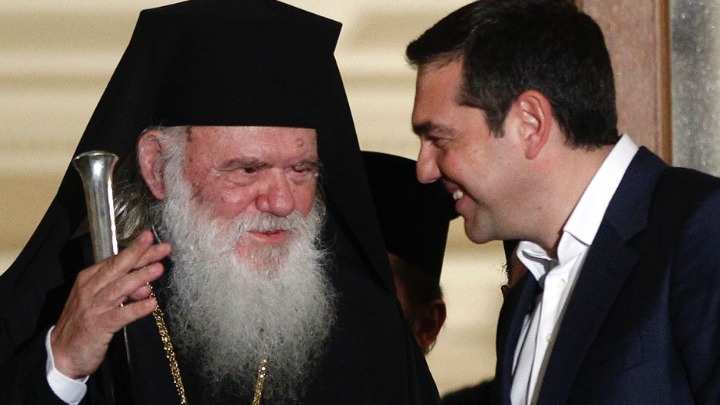 Τηλεφωνική επικοινωνία Τσίπρα-Ιερώνυμου