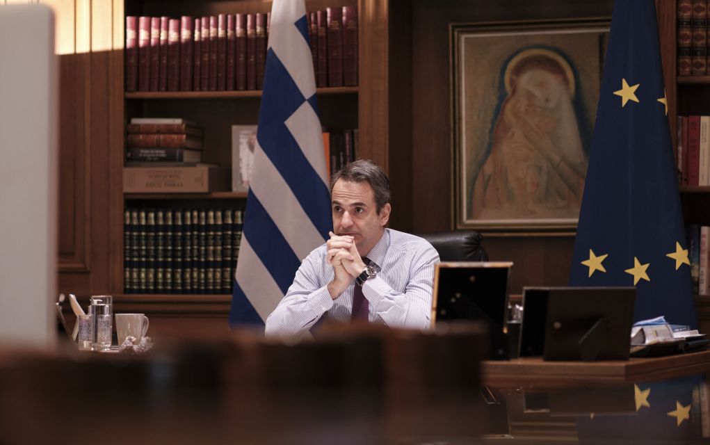 Τηλεδιάσκεψη Μητσοτάκη με Κουρτς, Νετανιάχου και 4 ακόμη ηγέτες