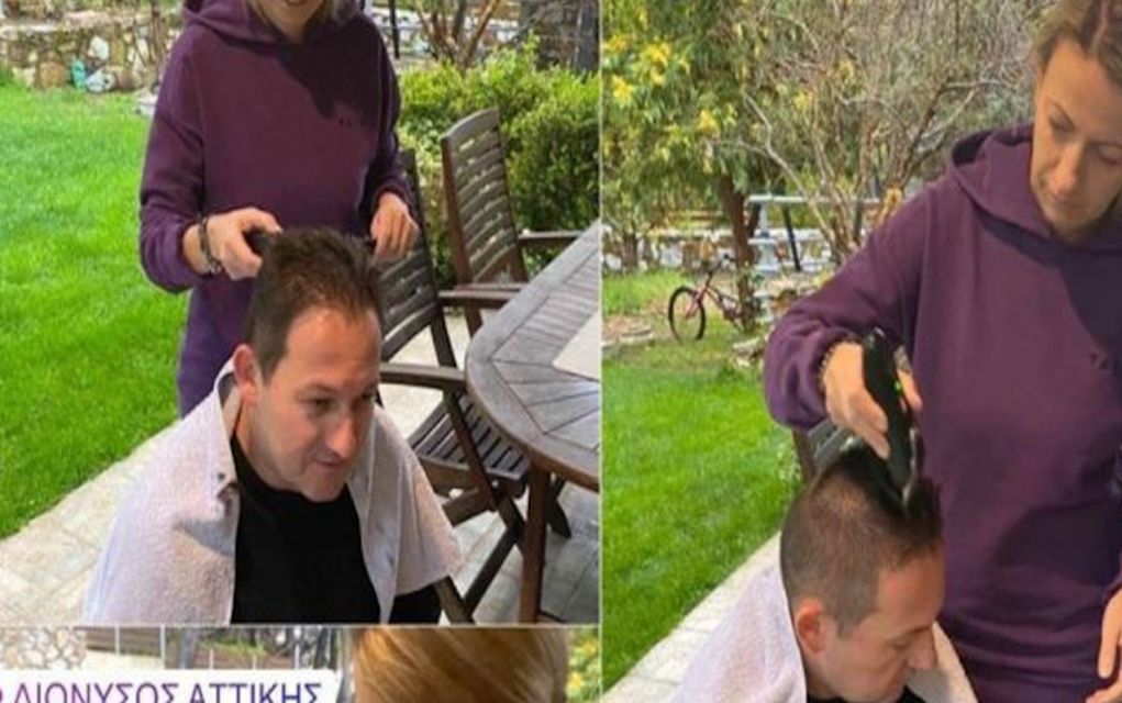 Πέτσας: Κουρεύεται στο σπίτι λόγω κορονοϊού