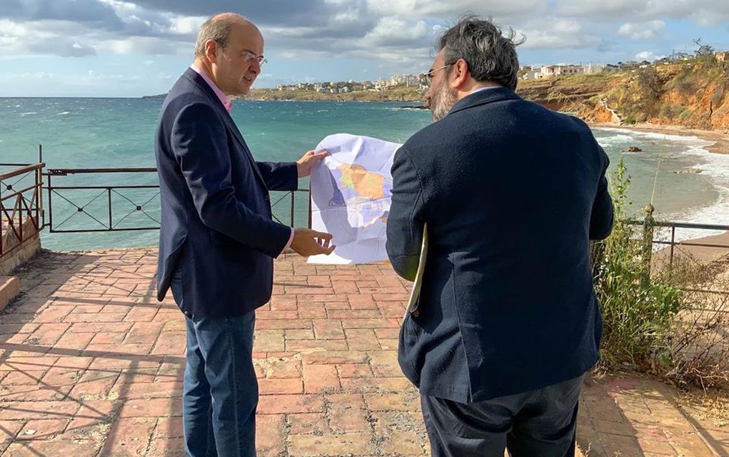 Το Μάτι επισκέφθηκε ο Κ. Χατζηδάκης